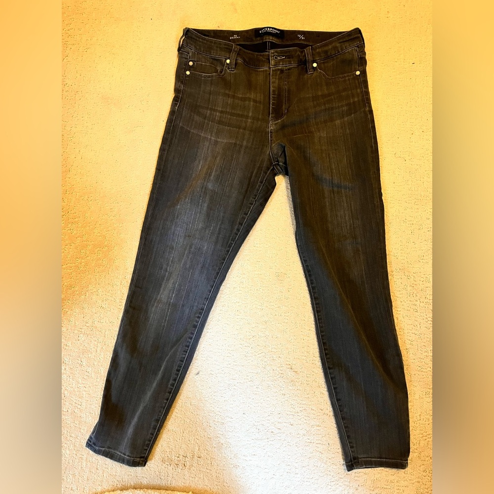 Liverpool Women's Gray Skinny Jeans